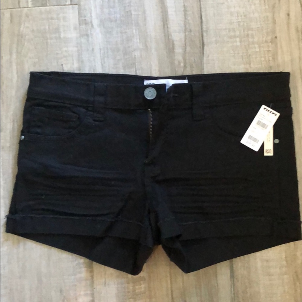 Black rsq jean shorts